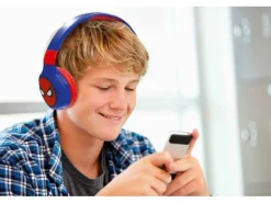 Lexibook Kinderkopfhörer Spider-Man 2-in-1-Bluetooth