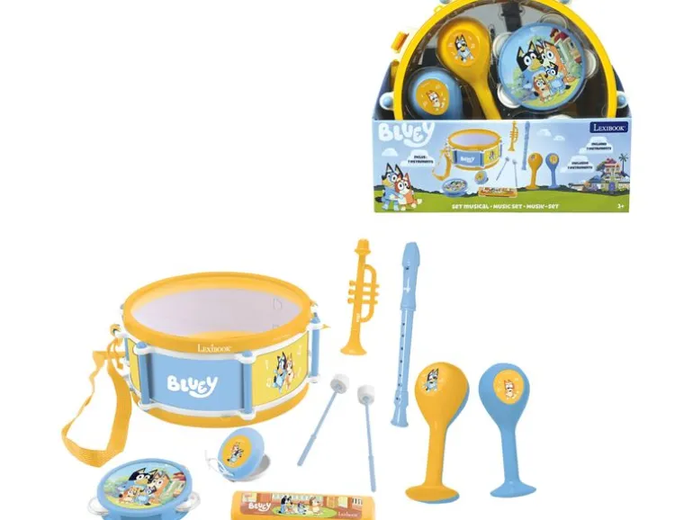 Lexibook Musikset Bluey 7-teilig Blau Gelb