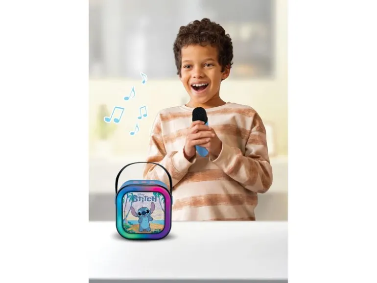 Lexibook Portable Karaoke Speaker DISNEY Stitch Blau