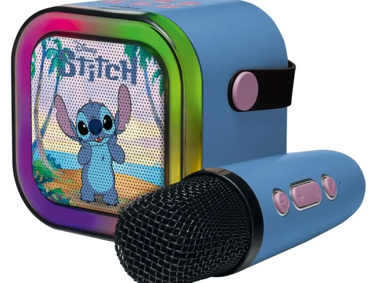 Lexibook Portable Karaoke Speaker DISNEY Stitch Blau
