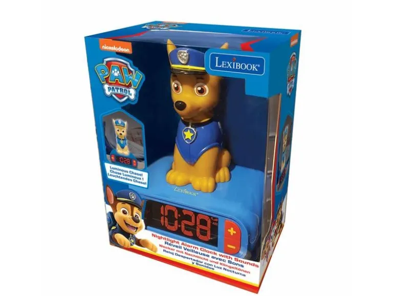 Lexibook Wecker mit Nachtlicht Paw Patrol Chase