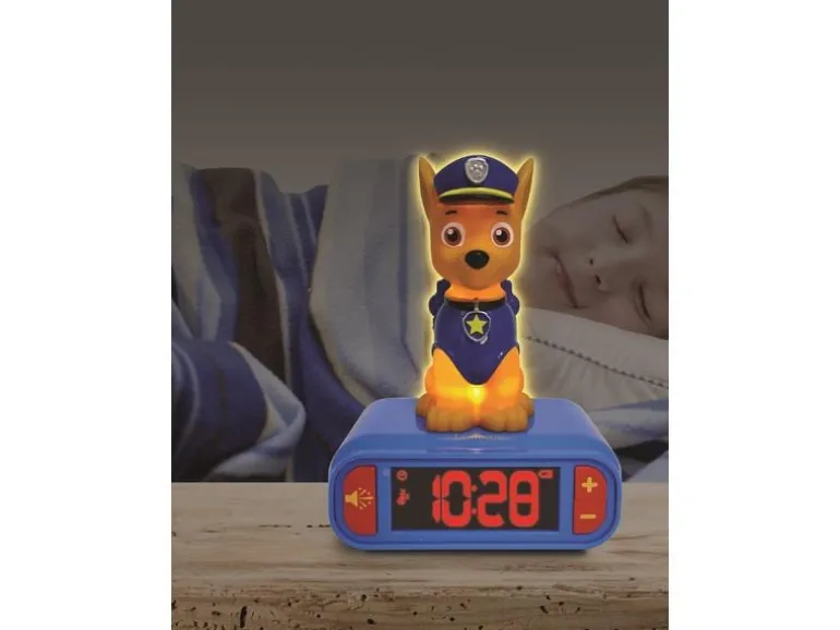 Lexibook Wecker mit Nachtlicht Paw Patrol Chase