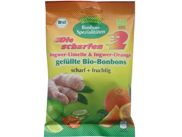 Liebhart's Bonbons Bio «Die scharfen Zwei» Beutel 100 g