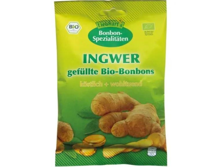 Liebhart's Bonbons Bio Ingwer Beutel 100 g