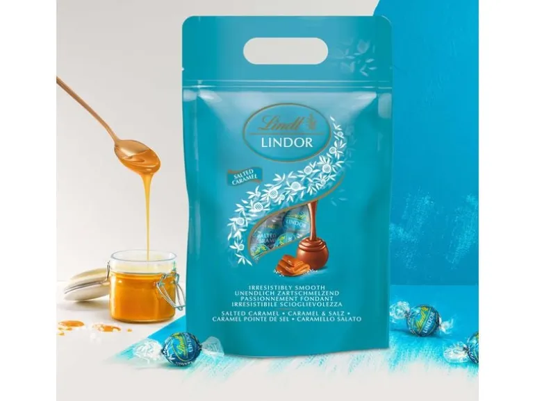 Lindt Schokolade Lindor Salted Caramel 1000 g