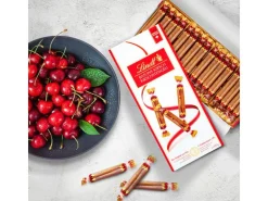 Lindt Schokoladen-Pralinen Kirschstengeli mit Alkohol 125 g