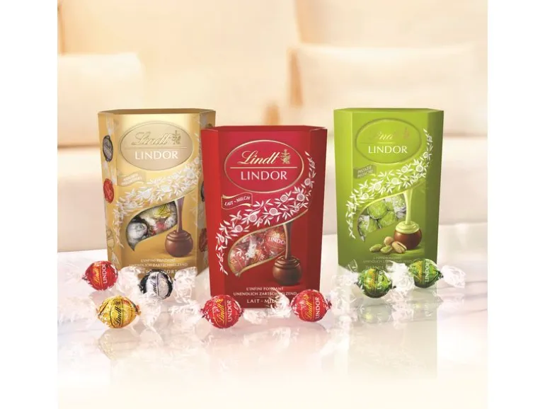 Lindt Schokoladen-Pralinen Lindor Kugeln Pistache 200 g