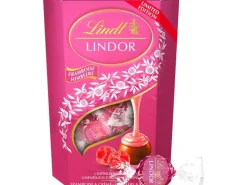 Lindt Schokoladen-Pralinen Lindor Kugeln Himbeere & Rahm 200 g