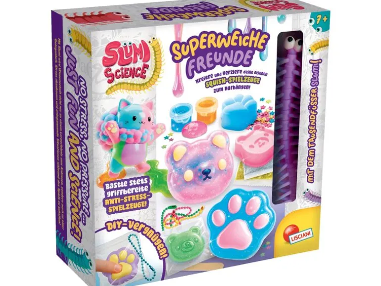 Lisciani Squish Freunde DIY Squishy Formen Deko