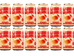 Living Things Soft-Drinks Peach & Blood Orange 12 x 0.33 l