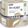 Lucart Eco Natural Toilettenpapier 8 Rollen, 2-lagig, Beige