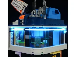 Lumibricks Floating Train Station mit LED-Beleuchtung
