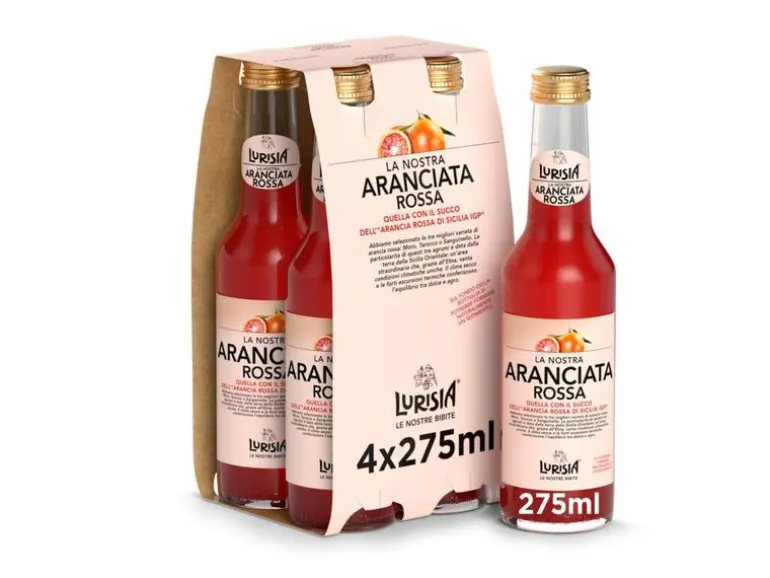 Lurisia Soft-Drinks La Nostra Aranciata Rossa 4 x 0.275 l