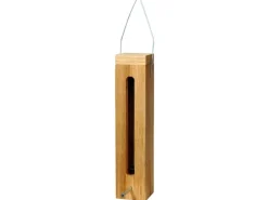 LUXUS-VOGELHAUS Futterspender für Wildvögel, 5 x 5 x 23 cm, Holz