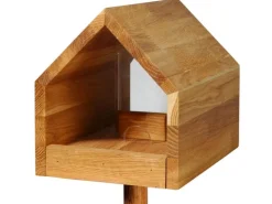 LUXUS-VOGELHAUS Vogelfutterhaus Bauhaus I, 20.5 x 28 x 23.5 cm, Holz