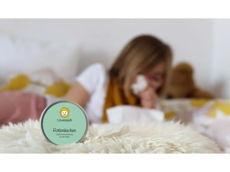Löwenkind Kräuterpads Dose Rotznäschen 5 Stück