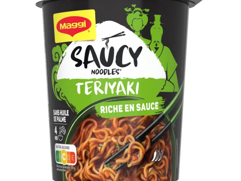 Maggi Fertiggericht Saucy Noodles Cup Teriyaki 75 g