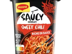 Maggi Fertiggericht Saucy Noodles Cup Sweet Chili 3 x 75 g