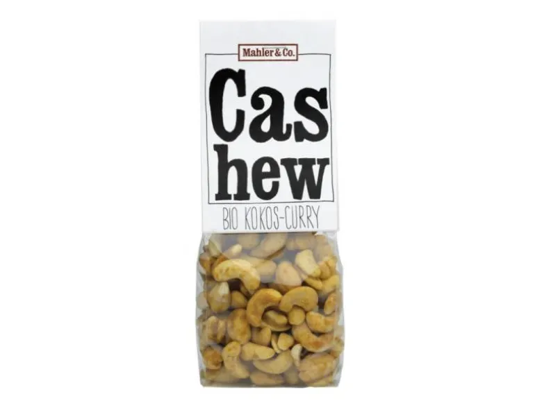 Mahler & Co. Beutel Bio Cashews gewürzt Kokos-Curry 140 g