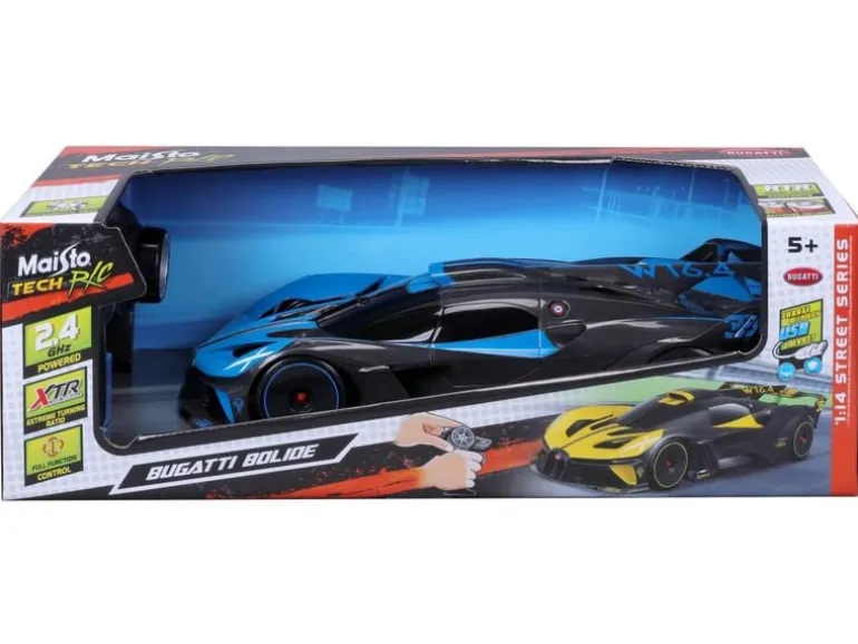 Maisto Rennwagen RC Bugatti Bolide 1/14, Blau