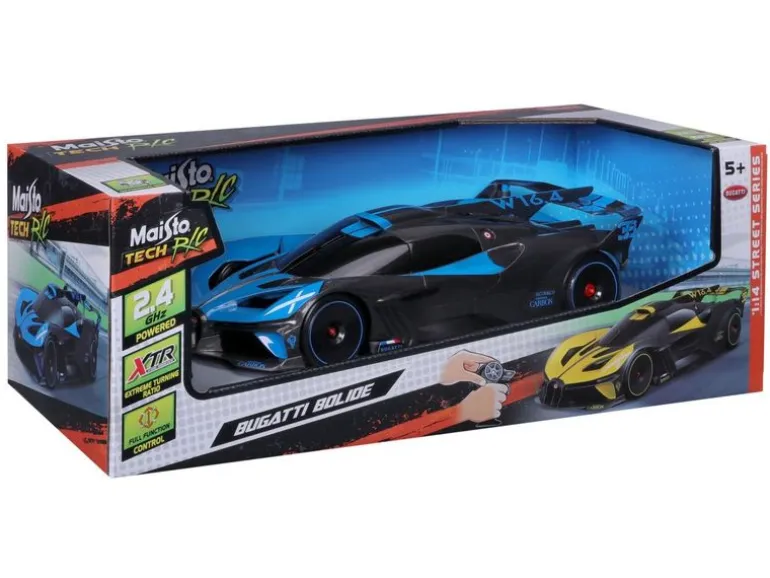 Maisto Rennwagen RC Bugatti Bolide 1/14, Blau