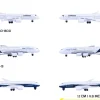 Majorette Airplane Assortment, 3-sort. Metall 1:64
