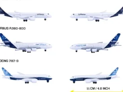Majorette Airplane Assortment, 3-sort. Metall 1:64