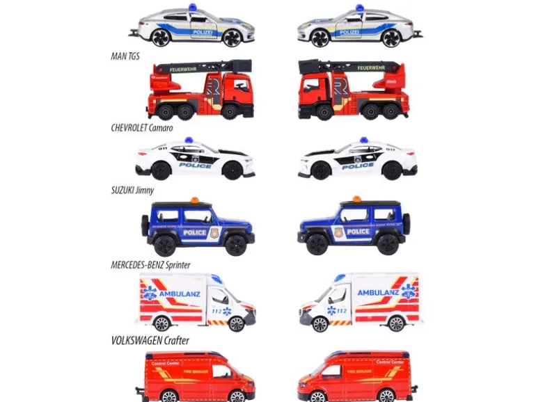 Majorette Rescue Premium Cars Assortiert