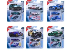 Majorette Showroom Deluxe Cars, 6-sort. 1:64 Metall