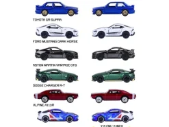 Majorette Showroom Deluxe Cars, 6-sort. 1:64 Metall