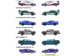Majorette Showroom Deluxe Cars, 6-sort. 1:64 Metall
