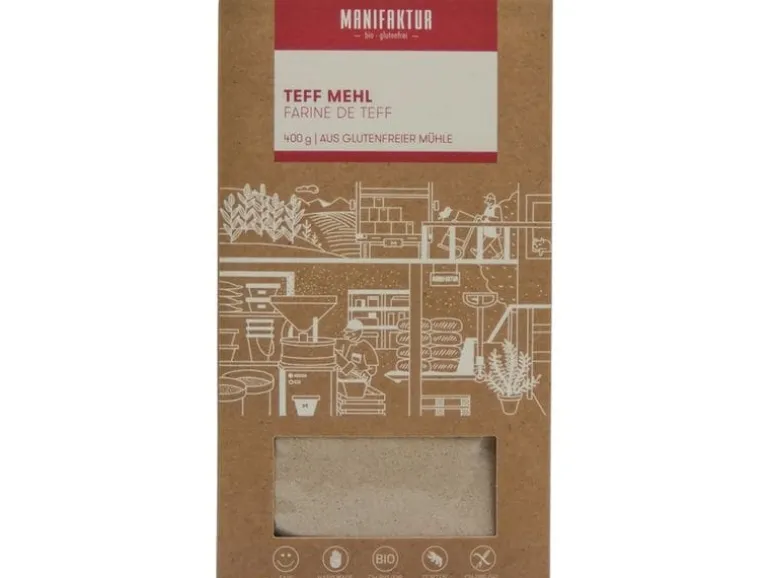 Manifaktur Teff Mehl, glutenfrei 400 g