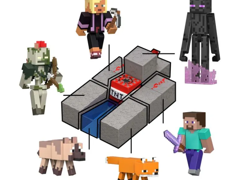 Mattel Minecraft Redstone Charged Enderman