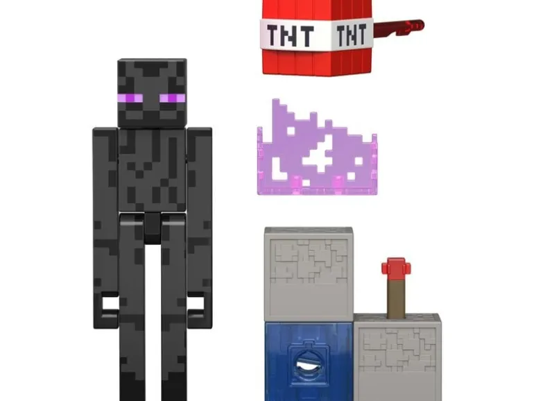 Mattel Minecraft Redstone Charged Enderman