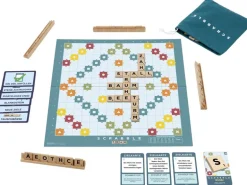 Mattel Spiele Scrabble Original Holz 2 in 1 , 2-4 Spieler – DE -