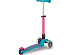 Micro Mobility Kickboard Mini Micro Deluxe Neon LED Marine Pink