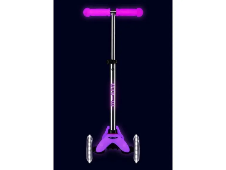 Micro Mobility Kickboard Mini Micro Deluxe Glow LED Pink