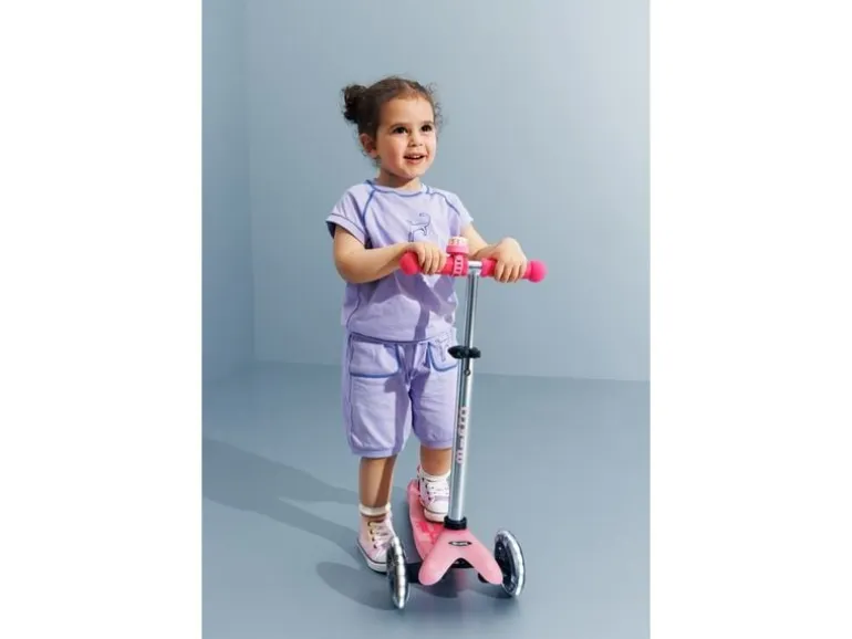 Micro Mobility Kickboard Mini Micro Deluxe Glow LED Pink