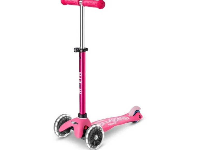 Micro Mobility Kickboard Mini Micro Deluxe Pink (LED)