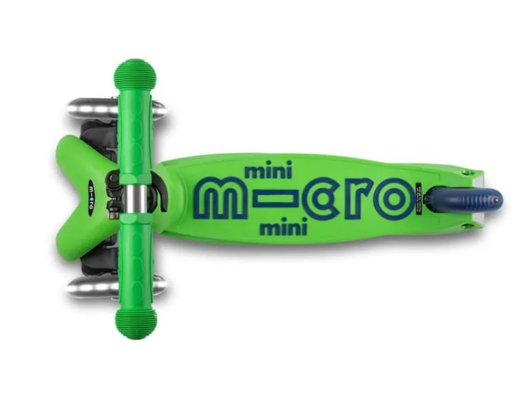 Micro Mobility Kickboard Mini Micro Deluxe LED Green