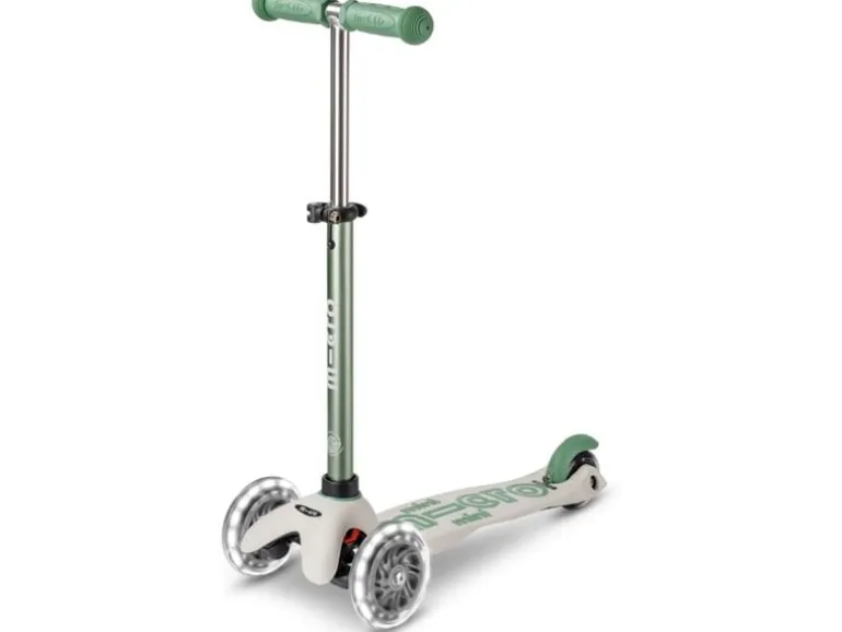 Micro Mobility Kickboard Mini Micro Deluxe ECO LED Pistachio Green