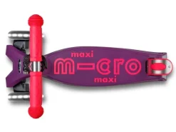 Micro Mobility Scooter Maxi Micro Deluxe Foldable Neon LED Ultra Pink