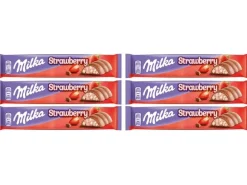 Milka Schokoladenriegel Erdbeer 6 Stück