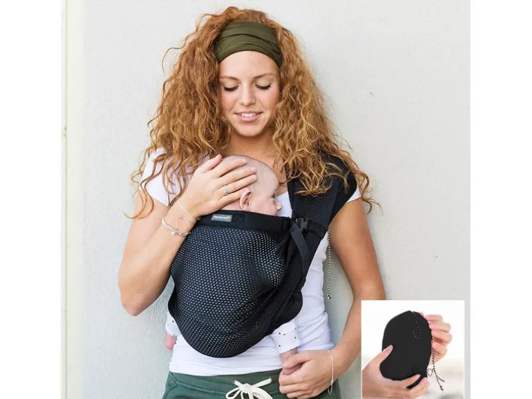 Minimonkey Babytrage Mini Sling Schwarz