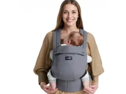 momcozy Babytrage Baumwolle GRA Grau