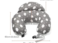 momcozy Verstellbares Stillkissen Baumwolle 72 x 60 x 28 cm