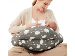 momcozy Verstellbares Stillkissen Baumwolle 72 x 60 x 28 cm