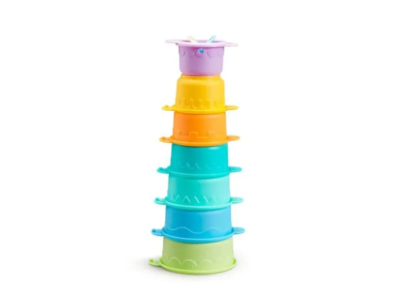 Munchkin Badespielzeug Connect a cup Mehrfarbig