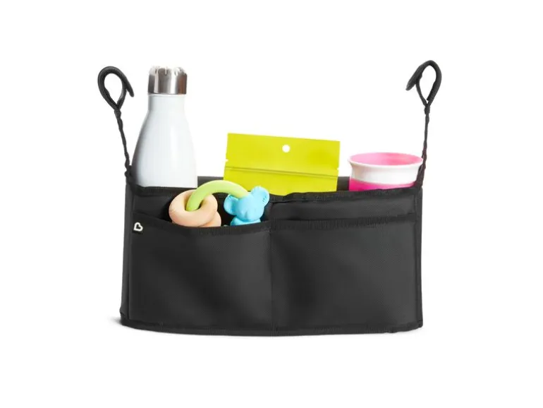 Munchkin Kinderwagentasche mit Klettverschluss, Schwarz