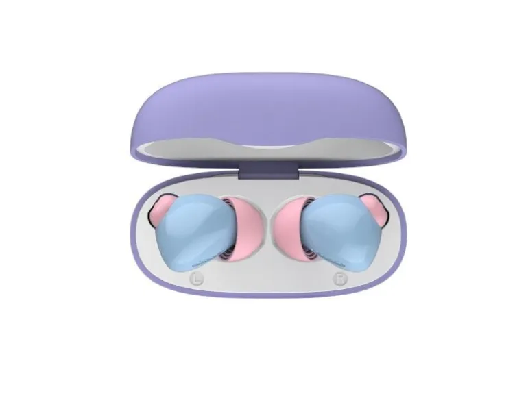 myFirst Kinderkopfhörer CareBuds Violett/Hellblau/Rosa